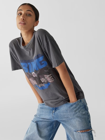 Anine Bing T-Shirt mit Label-Print Schwarz 3