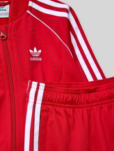 adidas Originals Trainingspak met elastische boorden Rood - 2