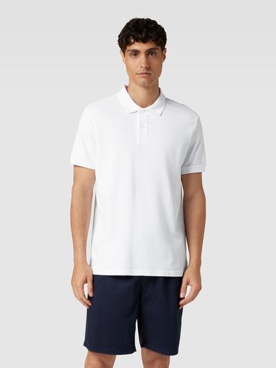 Esprit Poloshirt aus Baumwolle mit Polokragen Modell 'SUS' Weiss 4