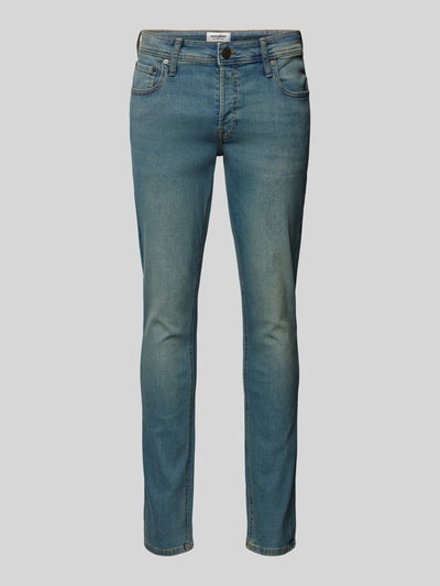 Jack & Jones Jeansy z 5 kieszeniami model ‘GLENN’ Jeansowy niebieski 2