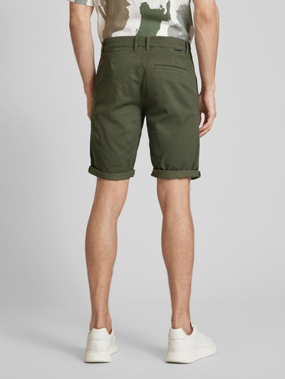 Tom Tailor Slim Fit Chinoshorts mit Eingrifftaschen Oliv 5