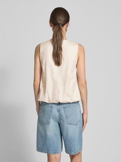 Smith and Soul Gilet met tweewegsritssluiting en klepzakken Zand - 5