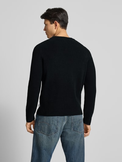 Marc O'Polo Denim Regular fit pullover met katoen Zwart - 5