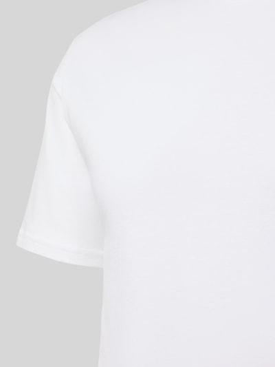 Produktfoto, Slim Fit T-Shirt Set aus Baumwoll-Mix im 3er-Pack von Tommy Hilfiger, kolor biały, krój slim fit, materiał stretch