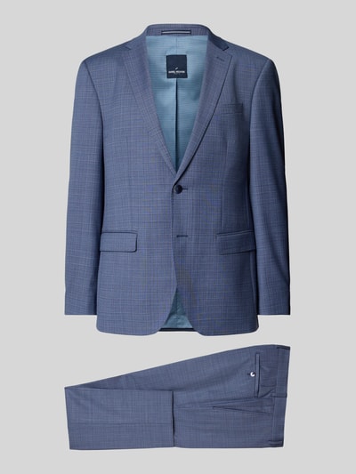 HECHTER PARIS Slim fit pak met 2-knoopscolbert Lichtblauw - 2
