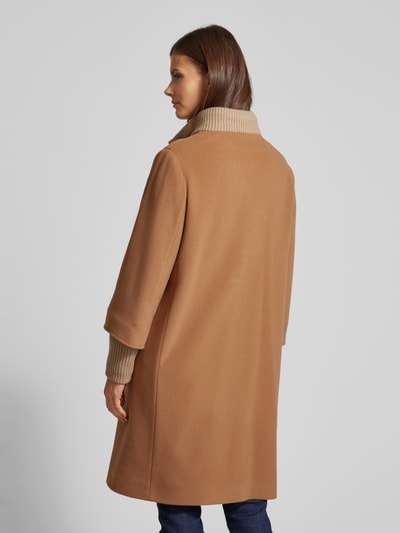 ICONS Cinzia Rocca Wollmantel im Double-Layer-Look Camel 5