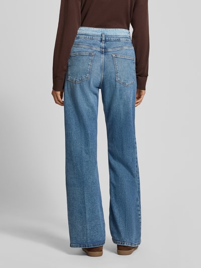 s.Oliver RED LABEL Wide leg jeans van katoenmix, model SURI' Jeansblauw - 5