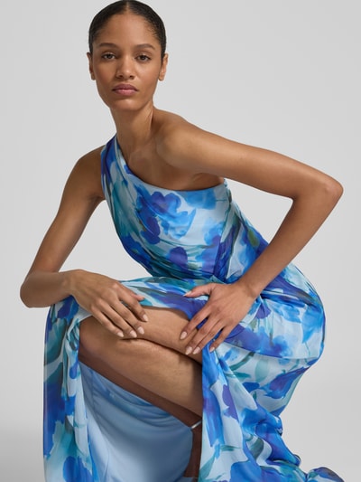 Adrianna Papell Abendkleid mit Knotendetail Blau 3
