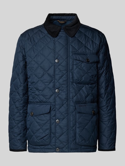 Barbour Regular Fit Steppjacke mit Zweiwege-Reißverschluss Modell 'HORNBY' Marine 2