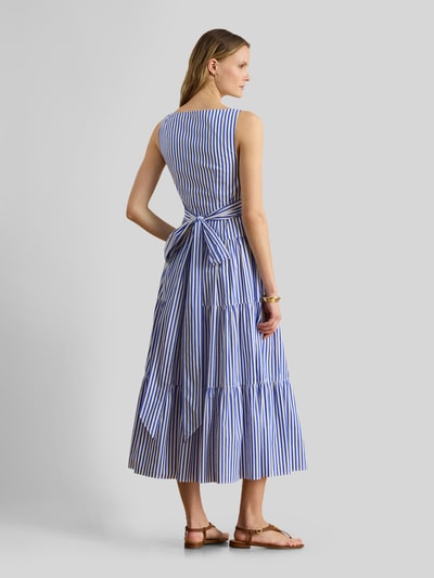 Lauren Ralph Lauren Sukienka o linii a z czystej bawełny Jasnoniebieski 5