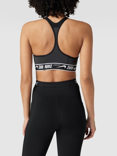 NIKE TRAINING Bustier met logo in band Zwart - 5