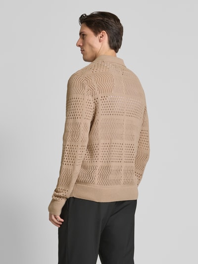 MCNEAL Cardigan mit Lochmuster Ecru 5