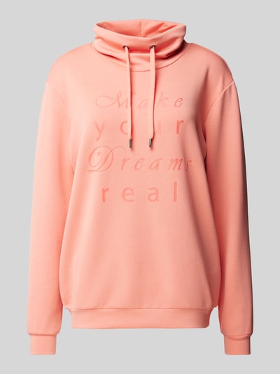 Soyaconcept Sweatshirt mit Statement-Print Modell 'BANU' Pink 2