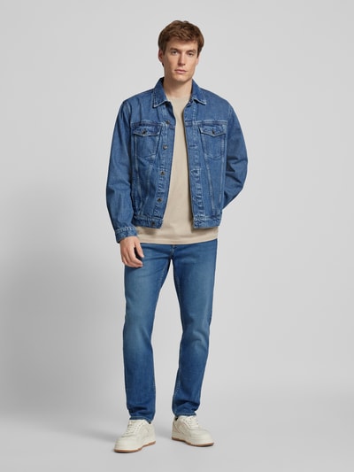 Armedangels Tapered fit jeans in 5-pocketmodel, model 'AARJO TARPA' Blauw - 1