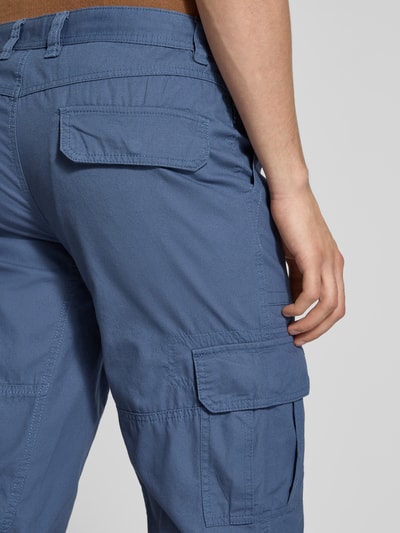 Christian Berg Men Bermuda met cargozakken Oceaanblauw - 3