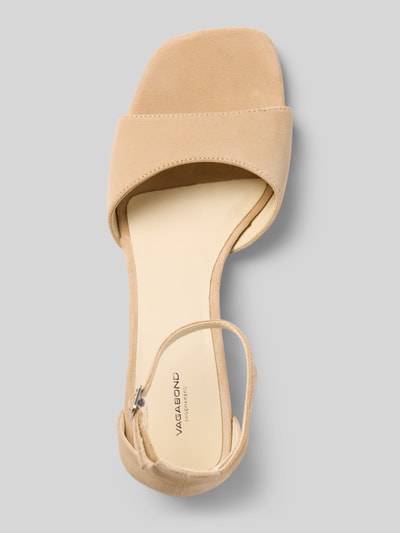 Vagabond Ledersandalette mit Blockabsatz Modell 'Piper' Beige 3
