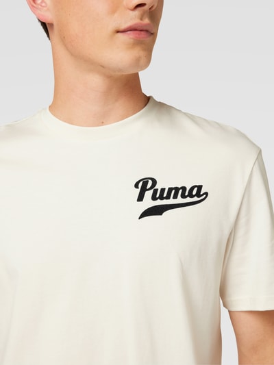 PUMA PERFORMANCE T-shirt met labelprint Zand - 3