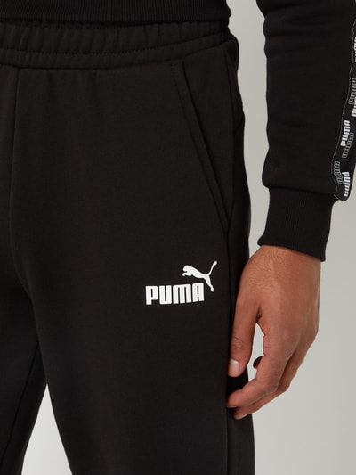 PUMA PERFORMANCE Spodnie dresowe o kroju regular fit z mieszanki bawełny  Czarny 3