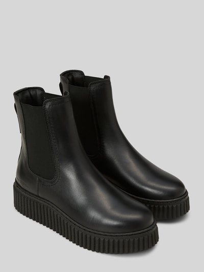 Marc O'Polo Buty chelsea z naturalnej skóry bydlęcej model 'Bianca' Czarny 1