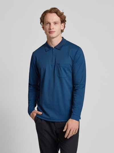 RAGMAN Regular fit poloshirt met borstzak Petrol - 4