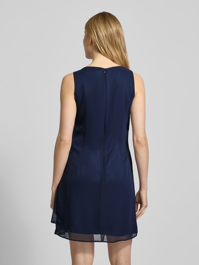 Swing Cocktailkleid mit Volant Marine 5