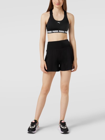 PUMA PERFORMANCE Bustier mit Label-Details Black 1