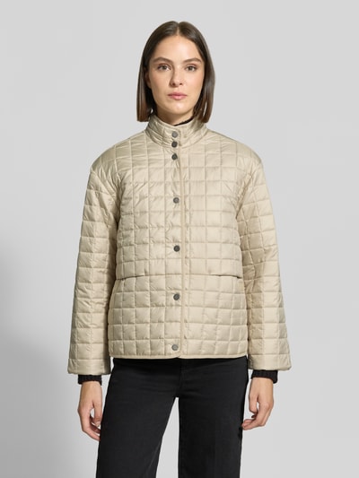 Didriksons Regular Fit Jacke in Stepp-Optik mit Stehkragen Modell 'Alba' Offwhite 4