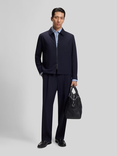 BOSS Slim Fit Businesshemd mit Kentkragen Hellblau 1