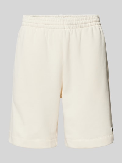 Lacoste Regular Fit Sweatshorts mit elastischem Bund Offwhite 2