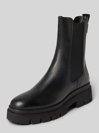 Tamaris Chelsea boots van echt leer Zwart - 1