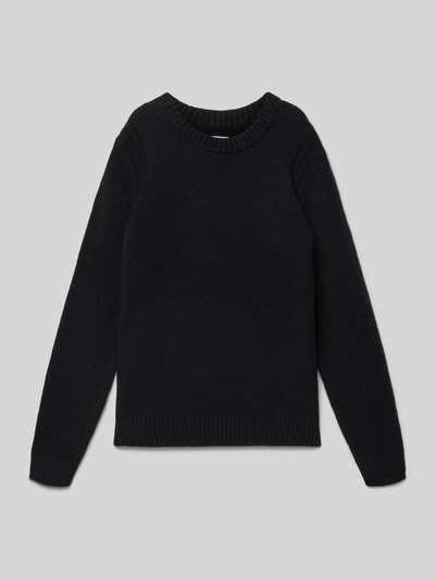 Jack & Jones Gebreide pullover met ribboorden Zwart - 1