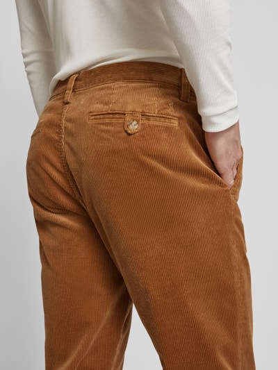 Polo Ralph Lauren Stretch Straight Fit Cordhose mit Gürtelschlaufen Modell 'BEDFORD Rostrot 3