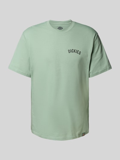 Dickies T-shirt met labelprint Mintgroen - 2
