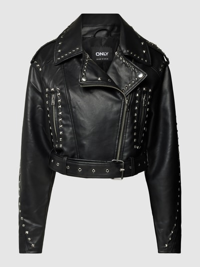 ONLY Bikerjacke in Leder-Optik Modell 'SIA' Black 2