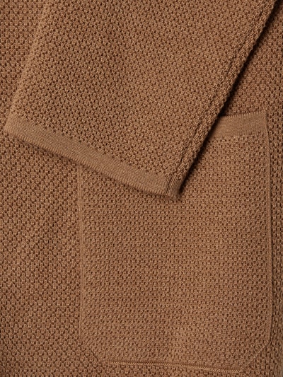 Z Zegna Stricksakko aus reiner Wolle Camel 2