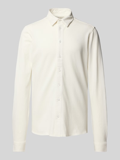 Casual Friday Slim Fit Freizeithemd mit Kentkragen Modell 'ARTHUR' Offwhite 2
