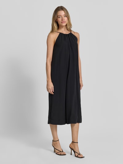OPUS Midikleid mit rückseitigem Schlüselloch-Ausschnitt Black 1