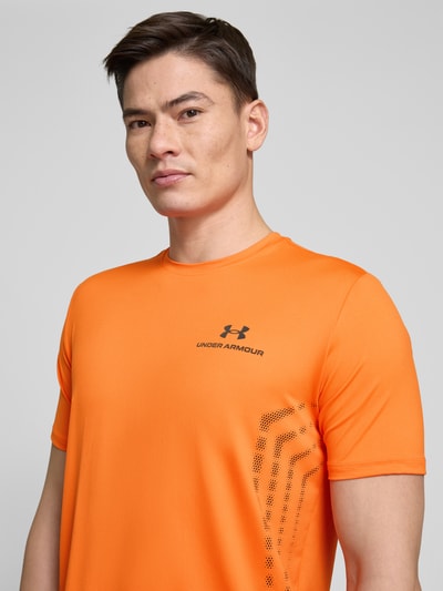 Under Armour T-Shirt mit Label-Print Orange 3