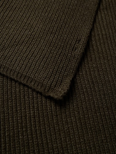 MSCH Copenhagen Grobstrick-Schal aus Viskose-Mix Modell 'GALINE RACHELLE' Oliv 2