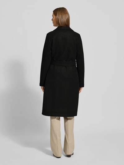 Vero Moda Relaxed Fit Mantel mit Bindegürtel Modell 'FORTUNEAYA' Black 5