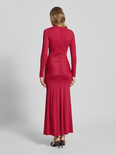 Bardot Slim Fit Abendkleid mit Rollkragen Modell 'Alix' Bordeaux 5