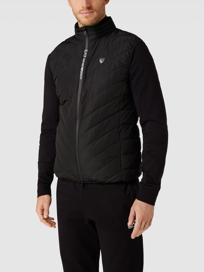 EA7 Emporio Armani Bodywarmer met labelpatch Zwart - 4