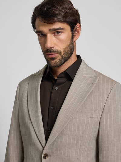 OLYMP Modern Fit Business-Hemd mit Kentkragen Dunkelbraun 3