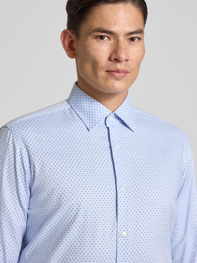 BOSS Koszula biznesowa o kroju regular fit z mieszanki bawełny model ‘JOE’ Błękitny 3