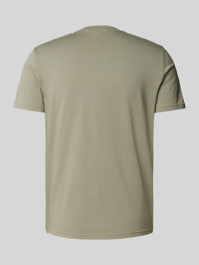 Emporio Armani T-Shirt mit Label-Print Oliv 3