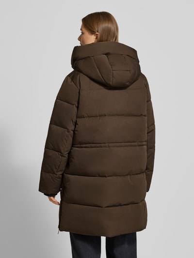MSCH Copenhagen Steppmantel mit Zweiwege-Reißverschluss Modell 'Mola Pavinaria' Dunkelbraun 5
