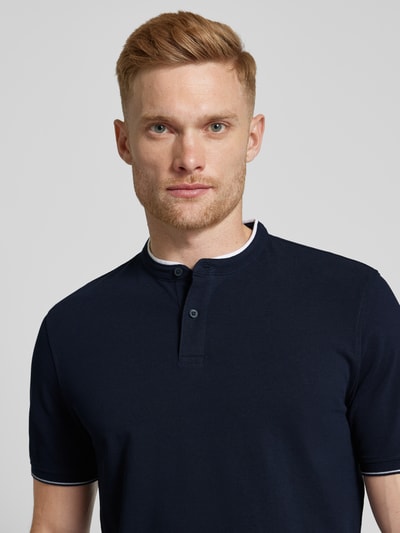 MCNEAL Poloshirt met korte knoopsluiting Donkerblauw - 3