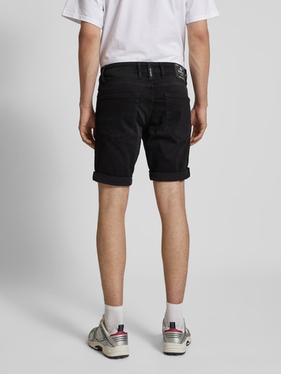 Replay Tapered Fit Jeansshorts mit Eingrifftaschen Modell 'RBJ.901' Black 5
