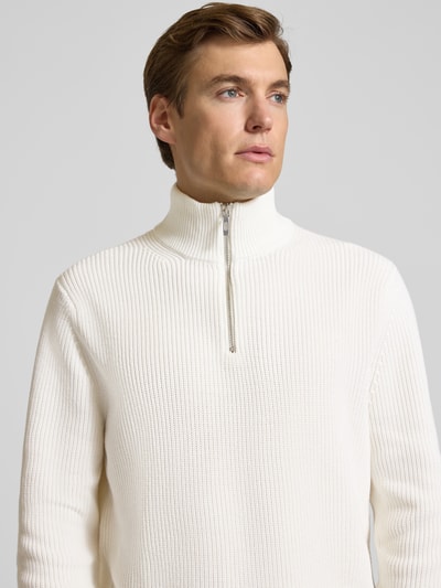 Antony Morato Gebreide pullover met opstaande kraag Offwhite - 3