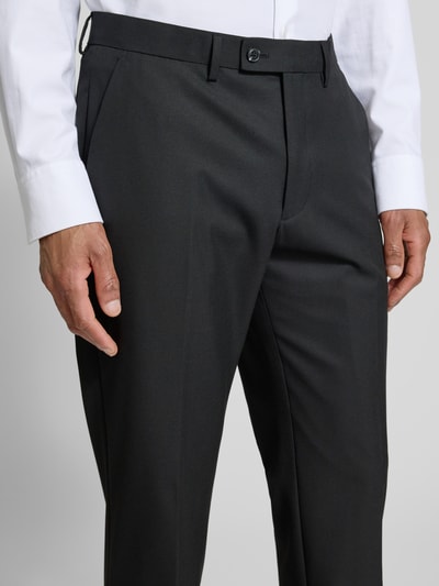 Christian Berg Men Pantalon met persplooien Zwart - 3